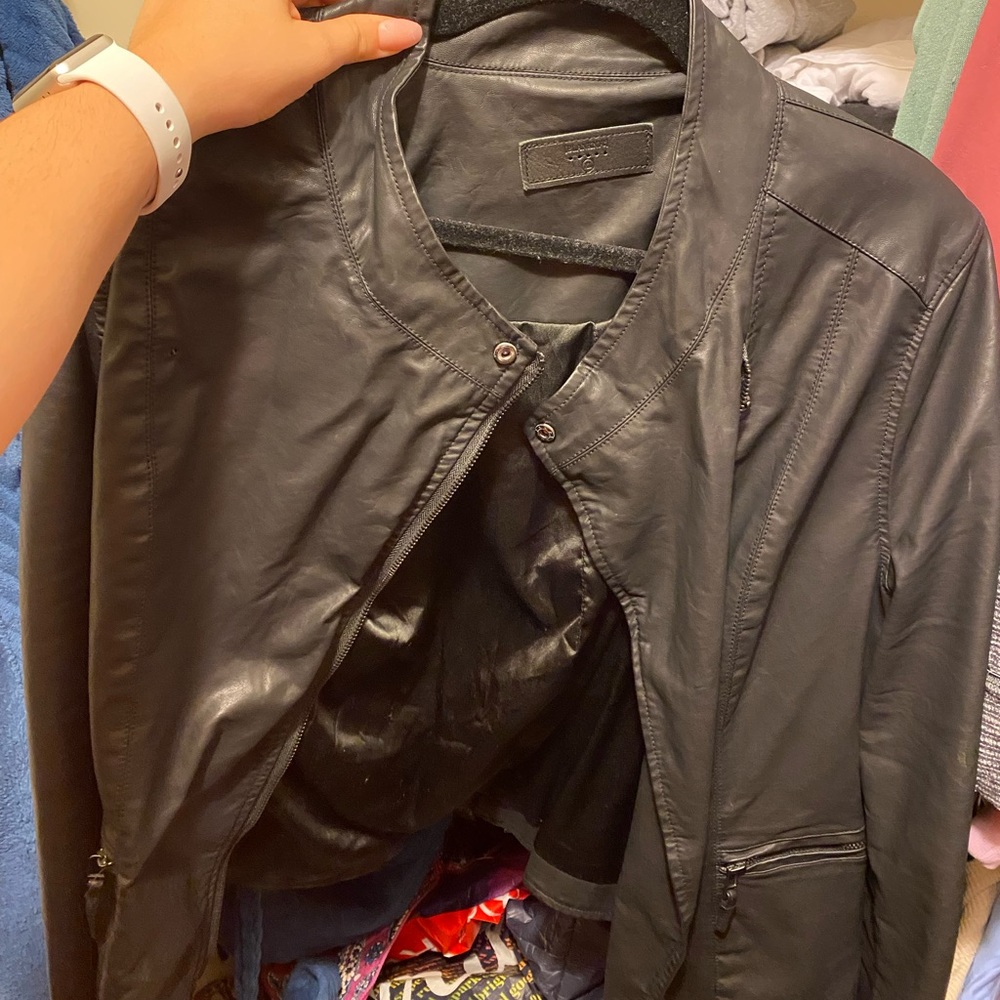 Leather jacket